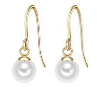 Glanzstücke München Orecchini giallo oro / bianco perla Donna Glanzstücke München One Size