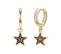 Glanzstücke München Orecchini giallo oro / lilla / nero Donna Glanzstücke München One Size