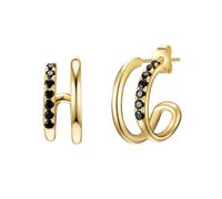 Glanzstücke München Orecchini oro / nero Donna Glanzstücke München One Size