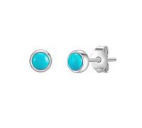 Glanzstücke München Orecchino a perno da Donna in Argento Sterling 925/- con Turchese