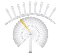 Glarks 10 calibri per raggio sottocarda, 18,4-50,8 cm, con set di spessimetri SAE/metrici, 9 calibri universali per chitarra, 1 spessimetro a 32 lame da 0,04 a 0,88 mm, per tastiera, raggio calibro