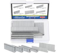 Glarks 3624 graffette a corona stretta calibro 18, kit assortito di punti stretti a corona zincata in 4 misure e chiodi da 2,5 cm, 5 cm, per cucitrice elettrica, pneumatica, fai da te per il, G-3191
