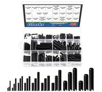 Glarks 405 pezzi 27 misure Roll Pin Assortimento Set M1.5 M2 M2.5 M3 M4 M5 M6 M8 M10 Spille a molla scanalate Split Spring Tassello Hardware Kit Assortimento per il miglioramento della casa