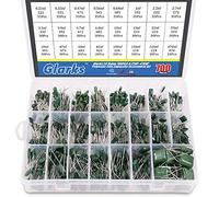 Glarks Kit assortito di condensatori a pellicola in poliestere da 24 valori, 700 pezzi, 0,22 NF - 470 NF
