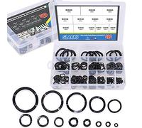 Glarks - Kit di 320 rondelle a compressione in acciaio al carbonio, ondulate, ondulate, a molla