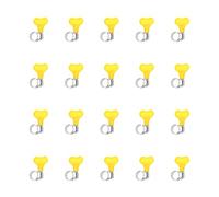 Glarks Set di 20 fascette stringitubo regolabili, 8-12 mm, in acciaio inox, con manico in plastica, per tubi dell'acqua, idraulici, applicazioni automobilistiche e meccaniche (8-12 mm)