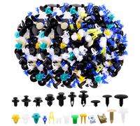 Glarks Set di 500 clip miste per fermi auto per auto con rivetti a spinta in