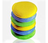 Glart H46PP spugne in microfibra 6 pezzi, Ø 130 mm, verdi, assorbenti