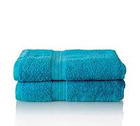 Glart - Set di asciugamani premium in spugna,composto da 2 teli doccia da 70x140 cm, turchese