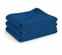 Glart Set di 3 coperte in pile G3MB, 130x160 cm, blu navy, 200 g/m²