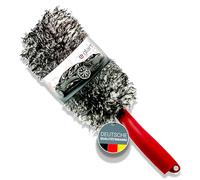 Glart - Spazzola per i Cerchioni dell'Auto in Microfibra di Qualità Elevata, con Rivestimento Rimovibile, per una Pulizia Delicata dal Canale ai Raggi, Adatta per Cerchioni