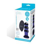 Glas - 3,5" ricaricabile telecomandato vibrante perline plug
