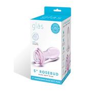 Glas Rosebud Spina anale Trasparente Taglia unica