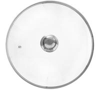 Coperchio Vetro Universale pentola bordo inox resistente calore 32 cm
