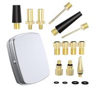 GlasFlength Adattatore Valvola Presta Bici, Bicicletta Adattatore per Valvola Adattatore Valvola Bici SV AV DV Adattatore Pompa Bicicletta con Tubo di Gonfiaggio per Bici Valvola e Cuscini d'Aria