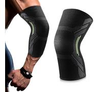 GlasFlength Tutore Epicondilite Gomito 1 Pezzi, Gomitiere Palestra per Uomini/Donne Gomitiera per Supporto Braccio Fascia Compressione per Protezione da Gomito del Tennista Golfista (Nero, L)