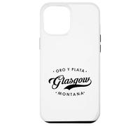 Glasgow Montana Oro Y Plata State Motto per uomo donna. Custodia per iPhone 12 Pro Max