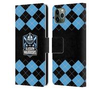 GLASGOW WARRIORS LOGO 2 CUSTODIA COVER A PORTAFOGLIO PER APPLE iPHONE TELEFONI