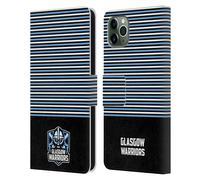 GLASGOW WARRIORS LOGO CUSTODIA COVER A PORTAFOGLIO PER APPLE iPHONE TELEFONI