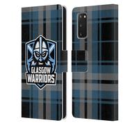 GLASGOW WARRIORS LOGO CUSTODIA COVER PORTAFOGLIO IN PELLE PER SAMSUNG TELEFONI 1