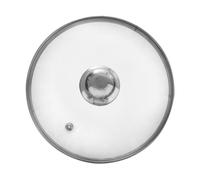orion group Coperchio in vetro con anello in acciaio inox per pentola e padella | Ø (20 cm) 14, 16, 18, 20, 22, 24, 26, 28, 30, 32 cm, vetro resistente al calore 200 °C, coperchio universale