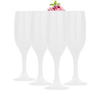Glasmark KROSNO, 150ml, Set di 4, Bicchiere da Champagne, Bicchiere da Champagne, Prosseco, Design Originale, Lavabile in Lavastoviglie, Forma e Stile Unici, Perfetto per la Casa, Ristoranti e Feste