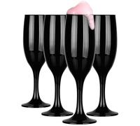 Glasmark KROSNO, 150ml, Set di 4, Bicchiere da Champagne, Bicchiere da Champagne, Prosseco, Design Originale, Lavabile in Lavastoviglie, Forma e Stile Unici, Perfetto per la Casa, Ristoranti e Feste