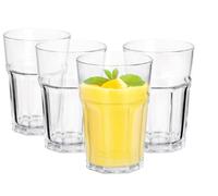 Glasmark KROSNO 1992 Bicchiere da acqua Bicchiere da acqua 390 ml Vetro robusto lavabile in lavastoviglie Laccato trasparente