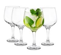 Glasmark KROSNO 1992 Bicchieri da vino Confezione da 4 bicchieri da vino bianchi grandi da 650 ml Bicchieri da vino rossi Cocktail Acqua Gelato Dessert Trasparenti lavabili in lavastoviglie