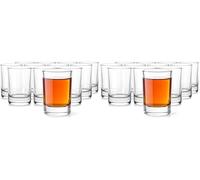 Glasmark KROSNO 1992 Bicchierini da Shot con Fondo Pesante - Set 12 Pezzi - 60 ml - Trasparente - Lavabile in Lavastoviglie (Confezione da 2)