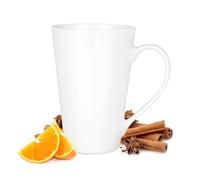 Glasmark KROSNO 1992 Maja Tazze Set di Tazze in Ceramica da 0,5 Litri Bicchieri da Caffè e Tè 6 Pezzi Set di Tazze da Caffè Lavabile in Lavastoviglie Bianco 6x500 ml