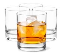 Glasmark KROSNO 1992 Set 4 Bicchieri Whisky 310 ml Trasparenti Lavabili in Lavastoviglie