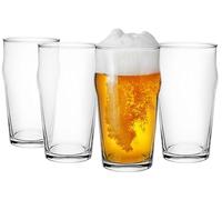 Glasmark KROSNO 1992 - Set di 4 bicchieri da birra da 530 ml, adatti per boccali e tazze da birra, lavabili in lavastoviglie