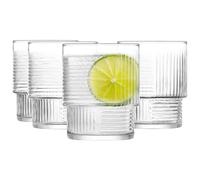 Glasmark KROSNO 1992 Set di bicchieri Bicchieri Bicchieri da cocktail Set da 4 Bassi lavabili in lavastoviglie Trasparenti 320 ml