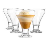 Glasmark KROSNO 1992 Set di bicchieri da dessert Coppe da gelato in vetro Set di 4 4x290 ml