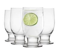 Glasmark KROSNO, 270 ml, set di 4, bicchieri, bicchiere con stelo, bicchieri da long drink, bicchieri da acqua, bicchieri da succo, lavabili in lavastoviglie, perfetti per la casa, ristoranti e feste
