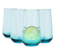 Glasmark KROSNO, 430 ml, set di 4, bicchieri da long drink, bicchieri, bicchieri highball, bicchieri da acqua, cocktail, perfetti per la casa, ristoranti e feste, set di bicchieri, forma classica
