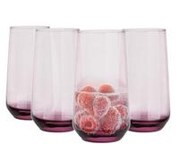 Glasmark KROSNO, 430 ml, set di 4, bicchieri da long drink, bicchieri, bicchieri highball, bicchieri da acqua, cocktail, perfetti per la casa, ristoranti e feste, set di bicchieri, forma classica