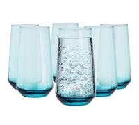 Glasmark Krosno 430 ml, set di 6, bicchieri da long drink, bicchieri per acqua highball, cocktail perfetti per casa, ristoranti e feste, set di bicchieri classici