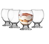 Glasmark Krosno bicchieri coppetta per gelato set da 4 coppe gelato da 0,28 litri coppetta per dessert bicchieri da cocktail bicchieri da cocktail bicchieri da acqua bicchieri a calice lavabili in lavastoviglie bicchieri per bambini bicchieri piccoli 4 x 280 ml