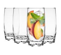 Glasmark Krosno set di 4 bicchieri, bicchieri da cocktail da 0,35 litri, bicchieri da cocktail, bicchieri da acqua, lavabili in lavastoviglie, bicchieri per bambini, bicchieri piccoli, bicchieri da succo, 4 x 350 ml