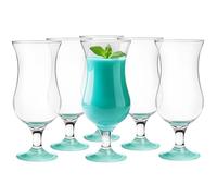 Glasmark Krosno Set di bicchieri da cocktail long drink cocktail gin birra, acqua long drink, bicchieri da cocktail, bicchieri per acqua, frullati, dessert lavabili in lavastoviglie, 6 x 420 ml