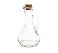 Glass 300ml Oil Balsamic Vinegar Dressing Dispenser Bottle with Cork Stopper (1)
