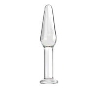 Glass Anal Plug Six-piece Set Pulling Beads Dual Use Small Dildos Butt Plugs Masturbation Posterior Dilation Adult Sex Toys(B)
