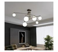 Glass Chandelier Nordic Led Ceiling Creative Long Bedroom Dining Room Chandelier
