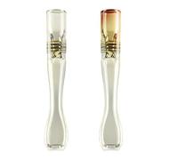 Glass Cigarette Holder Set of 2PCS, Handmade Stain-Reducing & Eco-Friendly Design, 3.5'' Elegant Pipe for Tobacco, Fits Standard Filter Tips | Durable & Easy Maintenance