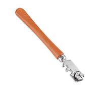 Glass Cutter, strumento professionale per kit di taglio artigianale a sei ruote 130 mm con manico in legno, set di strumenti per taglierine per vetri
