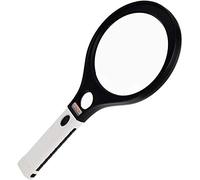 Glass d'Ingrandimento Illuminato con Luce UV HD ad Alta Potenza HD 10x Old Man Reading Identification Identificazione di Grandi Dimensioni per Lenti Grandi Lenti