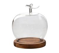 Glass Dome - Fruit Shape Desktop Decoration | Preserved Flower Glass Cloches for Collectors Home Office Retail Store Wedding Jewelry Collectibles Figures Dolls Dining Table Souvenirs And Others