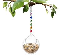 Glass Hummingbird Feeder - Bird Feeder, Transparent Container For Outdoor